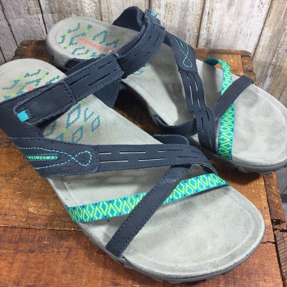 merrell navy sandals